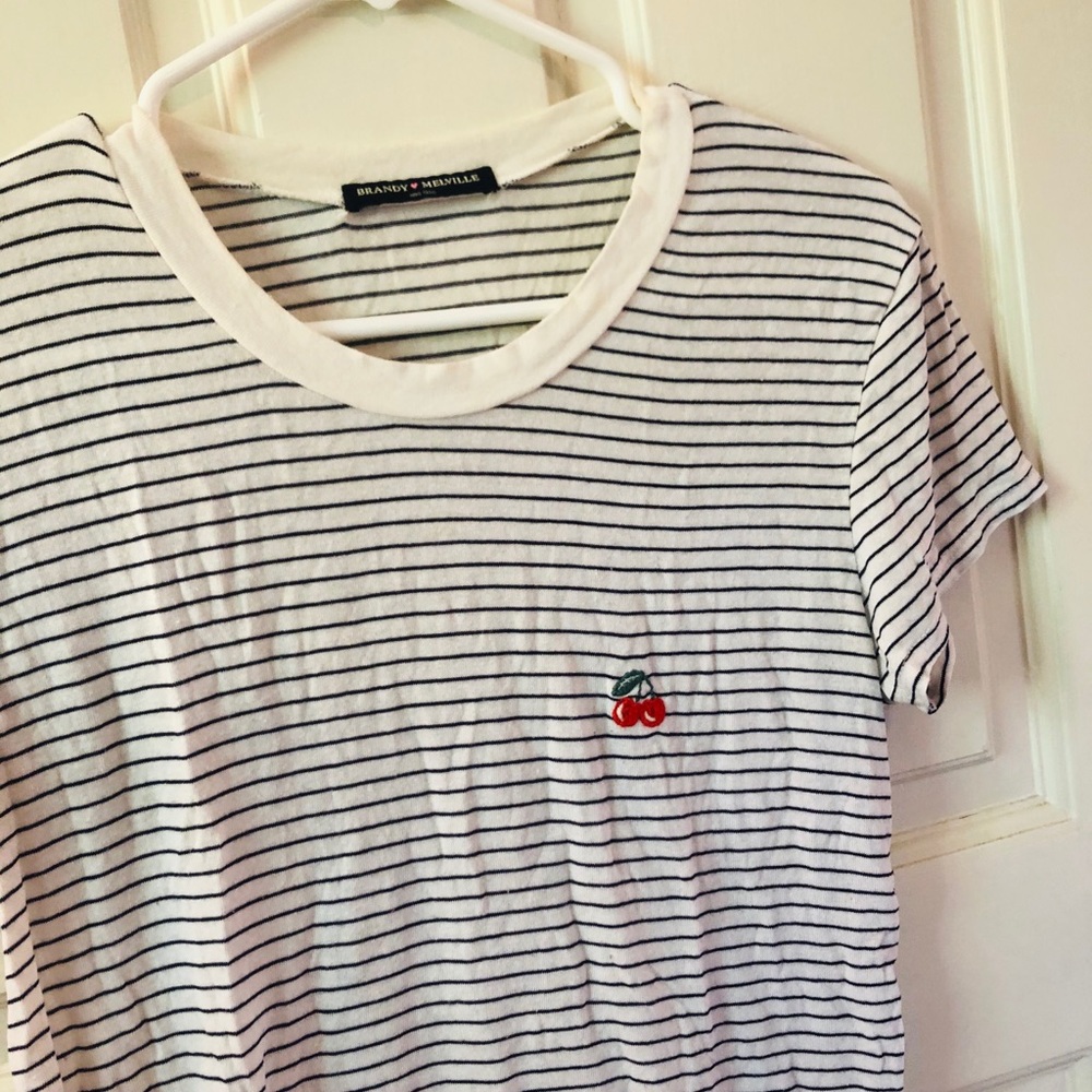 🍒Cherry Patch Brandy Melville Tee